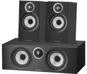 Bowers & Wilkins HTM6 S3 + 607 S3 (per paar) Zwart