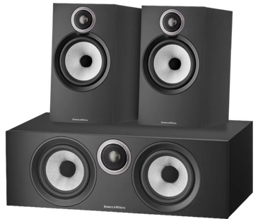 Bowers & Wilkins HTM6 S3 + 606 S3 (per paar) Zwart