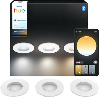 Philips Hue Adore badkamerinbouwspot White Ambiance Wit 3-pack