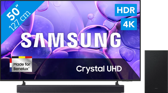 Samsung 50 Crystal UHD U8070F 4K (2025) + Samsung HW-B450F (2025)
