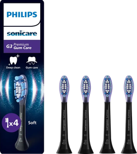 Philips Sonicare Premium Gum Care HX9054/88 Zwart (4 stuks)