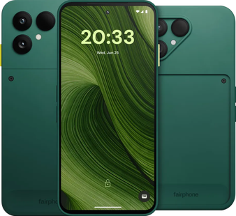 Fairphone 6 256GB Groen 5G + Fairphone 6 Protective Back Cover Groen