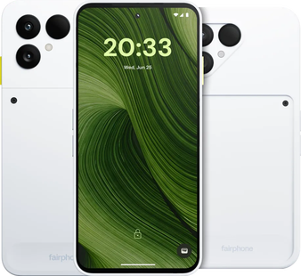 Fairphone 6 256GB Wit 5G + Fairphone 6 Protective Back Cover Wit