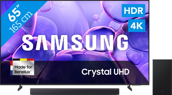 Samsung 65 Crystal UHD U8070F 4K (2025) + Samsung HW-B450F (2025)