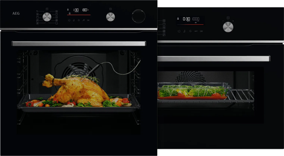 AEG OR6PB52WSB SteamCrisp + AEG OK6NK50WB CombiQuick