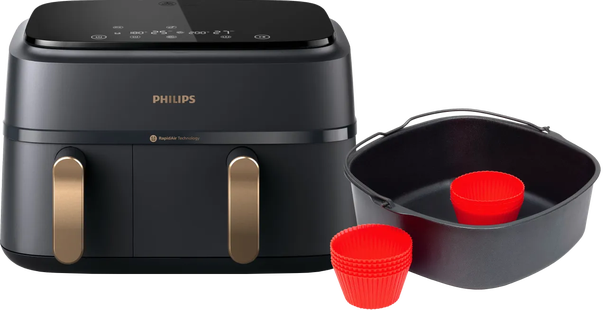 Philips 3000 series Dual Basket NA352/00 + Bakmeesterset