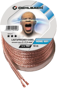 Oehlbach Luidsprekerkabel (2 x 2,5 mm) 10 meter
