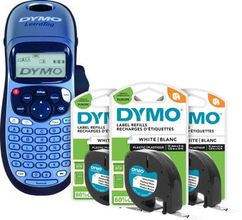 DYMO LetraTag LT-100H + 3 extra labels