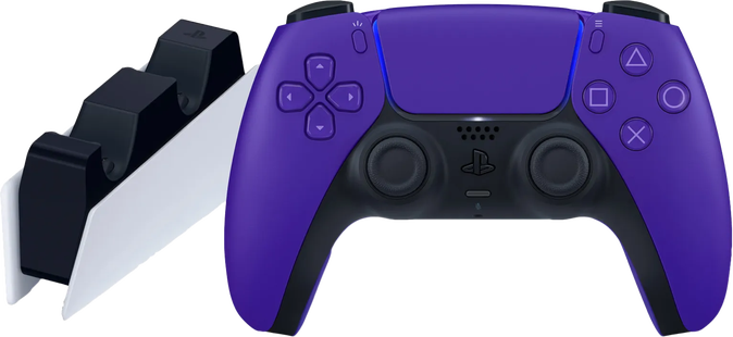 Sony PlayStation 5 DualSense draadloze controller Galactic Purple + oplaadstation