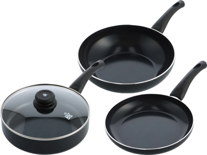 BK Brilliant Koekenpannenset 24 + 28 cm + Hapjespan