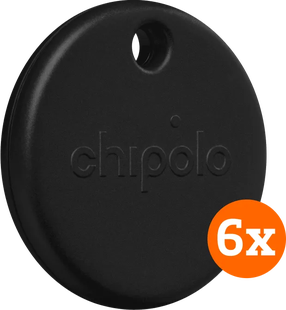 Chipolo POP 6-Pack Zwart