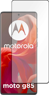 Just In Case Full Cover Motorola Moto G85 Screenprotector Zwart