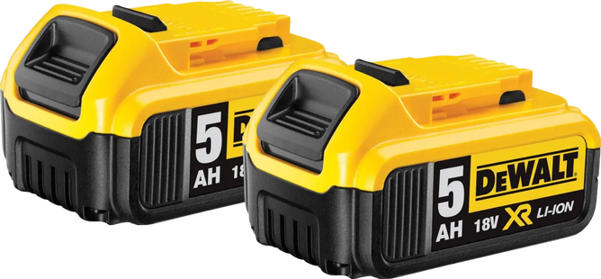 DeWalt DCB184-XJ 18V 5,0 Ah Accu 2-pack