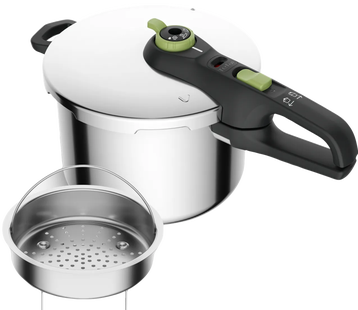 Tefal Secure 5 Trendy Snelkookpan 6 Liter + stoommandje