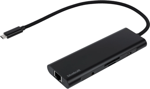BlueBuilt 8-in-1 HDMI Docking Station met Usb C Zwart