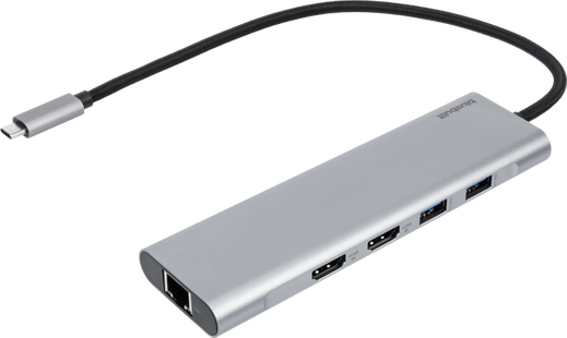 BlueBuilt 9-in-1 Dual HDMI Docking Station met Usb C