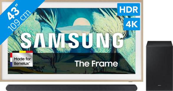 Samsung 43 The Frame LS03FA (2025) + Samsung HW-S700D Zwart (2024)