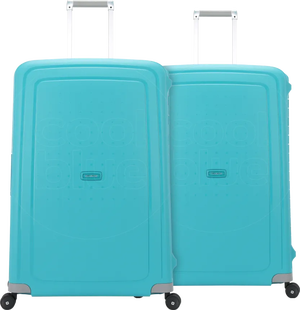 Samsonite S'Cure Spinner 81cm Duo Pack Aqua Blue