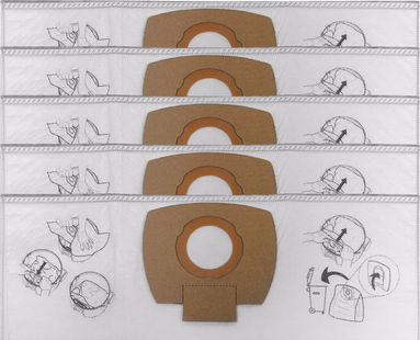 Makita P-72899 Stofzak (5x)