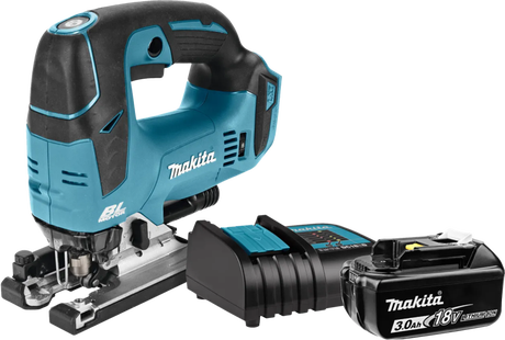 Makita DJV182ZJ + 3,0 Ah accu en lader