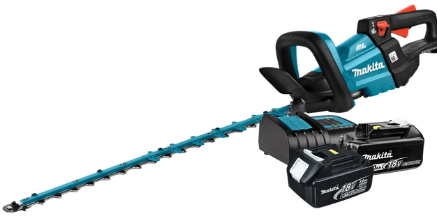 Makita DUH602Z inc. 3,0 Ah accu (2x)