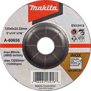 Makita Afbraamschijf RVS 125 millimeter