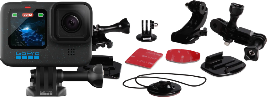 GoPro HERO 12 Black + Bevestigingskit