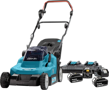 Makita DLM382PT2 5,0 Ah Accu (4x) Starterspakket