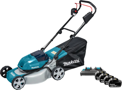 Makita DLM463PT incl. 5,0 Ah Accu (2x) + 5,0 Ah 18V Accu (2x)