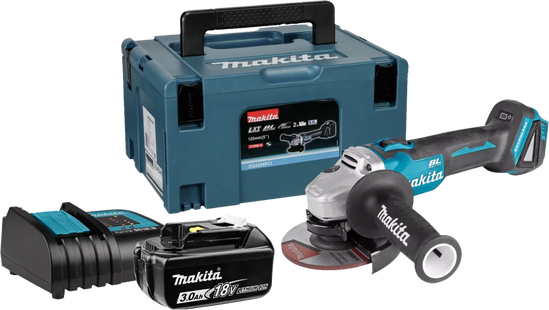 Makita DGA504ZJ + Makita Startset DC18SD+BL1830B