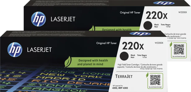 HP 220X LaserJet Toner Zwart (2 stuks)