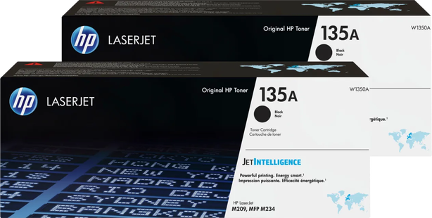 HP 135A LaserJet Toner Zwart (2 stuks)