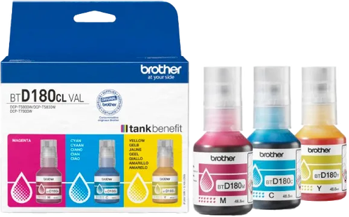 Brother BT-D180 Inktfles Combo Pack Kleur