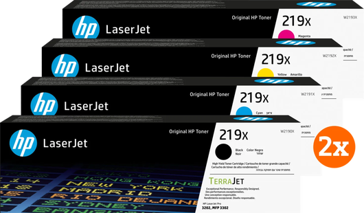 HP 219 LaserJet Toner Combo Pack (2 stuks)