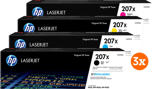 HP 207X Toner Combo Pack (3 stuks)
