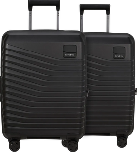 Samsonite Intuo Expandable Spinner 55cm Duo Pack Black