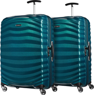 Samsonite Lite-Shock Spinner 75cm Duo Pack Petrol Blue