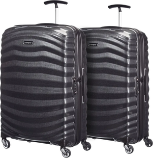 Samsonite Lite-Shock Spinner 69cm Duo Pack Black