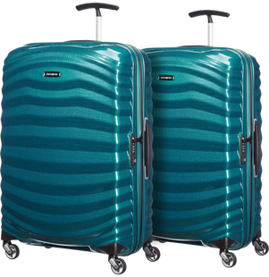 Samsonite Lite-Shock Spinner 69cm Duo Pack Petrol Blue
