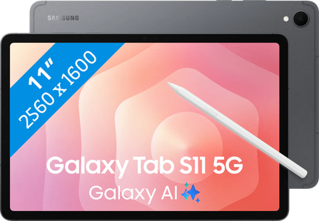 Samsung Galaxy Tab S11 11 inch 256GB Wifi + 5G Grijs