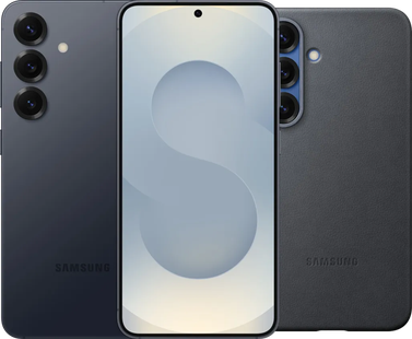 Samsung Galaxy S25 512GB Grijs 5G + Samsung Kindsuit Back Cover Zwart