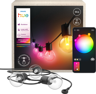 Philips Hue Festavia Globe Lichtsnoer - 14 meter - 20 lampen