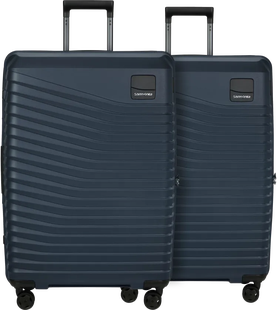 Samsonite Intuo Expandable Spinner 75cm Duo Pack Blue Nights