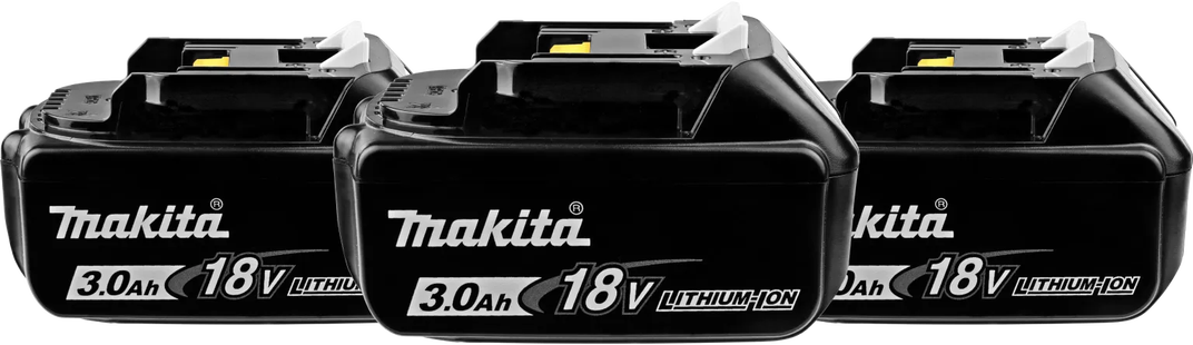 Makita BL1830B LXT 18V 3,0Ah accu 3-pack