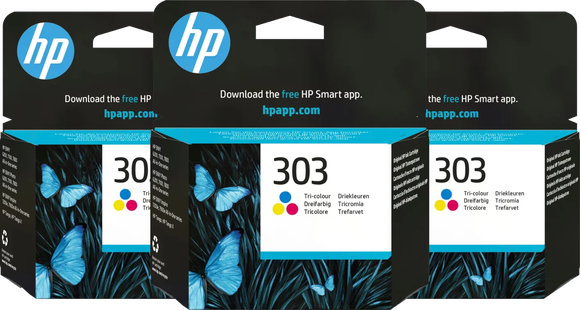 HP 303 Cartridge Kleur (3 stuks)
