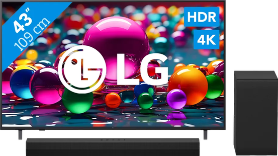 LG 43 Smart UA75 4K (2025) + LG DS40T
