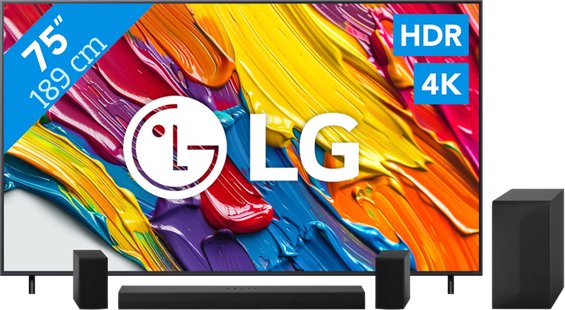 LG 75 QNED82 4K (2025) + LG DS60TR