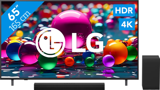 LG 65 Smart UA75 4K (2025) + LG DS40T