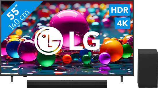 LG 55 Smart UA75 4K (2025) + LG DS40T