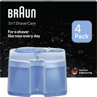 Braun Clean & Renew Refill Cartridge CCR 4 stuks